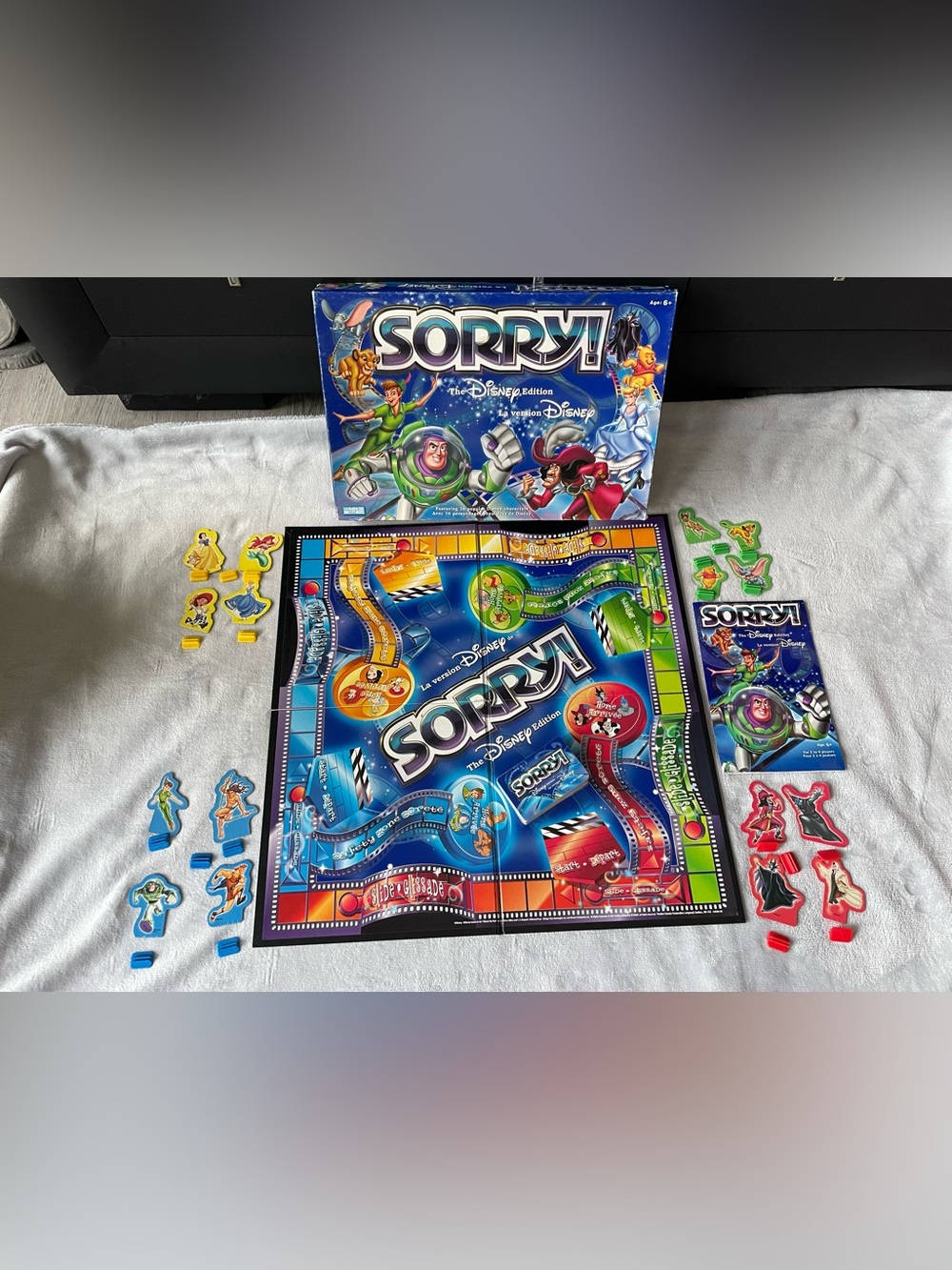 Sorry! The Disney Edition Board Game - COMPLETE